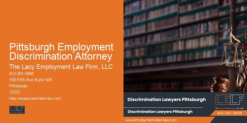 Employment Law Firms Pittsburgh Employment Discrimination Attorney