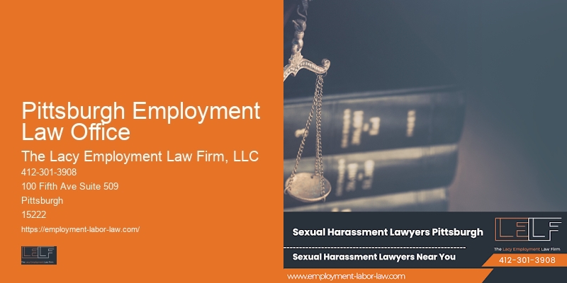 Employee Lawsuit Legal Services in Pittsburgh Employment Law Office