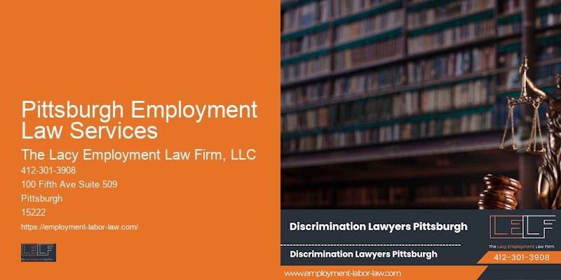 Workplace retaliation attorney Pittsburgh Employment Law Services