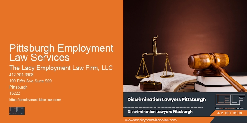 Pittsburgh Employment Law Services employment discrimination attorney
