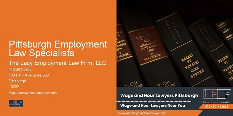 Skilled workplace legal counsel Pittsburgh Employment Law Specialists