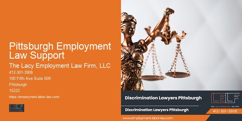 Pittsburgh Employment Law Support Employment Lawyer Free Consultation