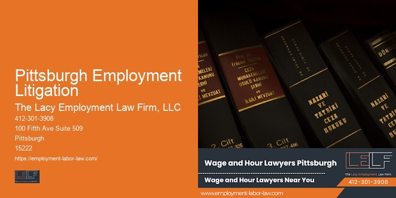 Skilled workplace retaliation lawyer Pittsburgh Employment Litigation