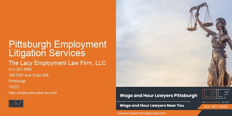 Pittsburgh Employment Litigation Services Employee Contract Negotiation