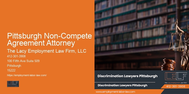 Pittsburgh Non-Compete Agreement Attorney employment law firm