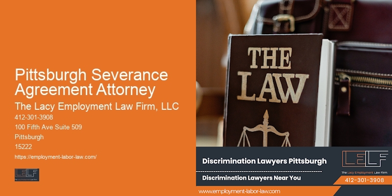 Employment Legal Counsel Pittsburgh Severance Agreement Attorney