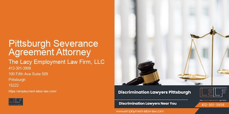 Affordable employment lawyer Pittsburgh Severance Agreement Attorney
