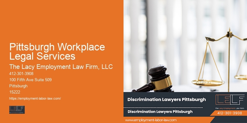 Legal representation for workplace issues Pittsburgh Workplace Legal Services