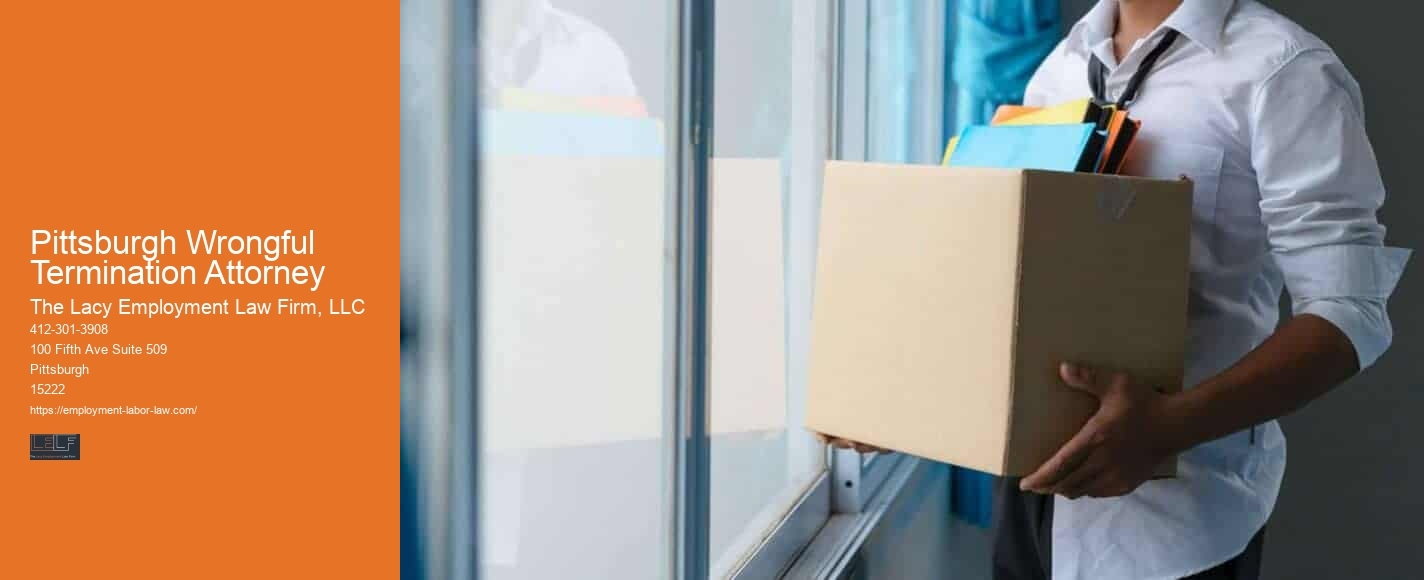 Pittsburgh Wrongful Termination Attorney workplace equity attorney