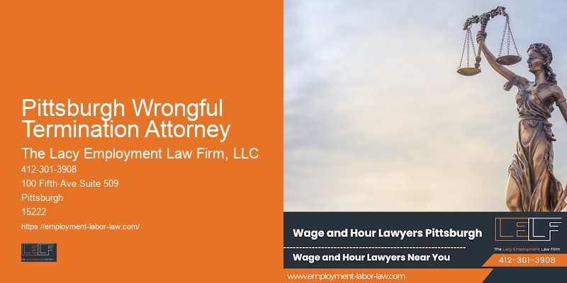 Pittsburgh Wrongful Termination Attorney employee law advocate