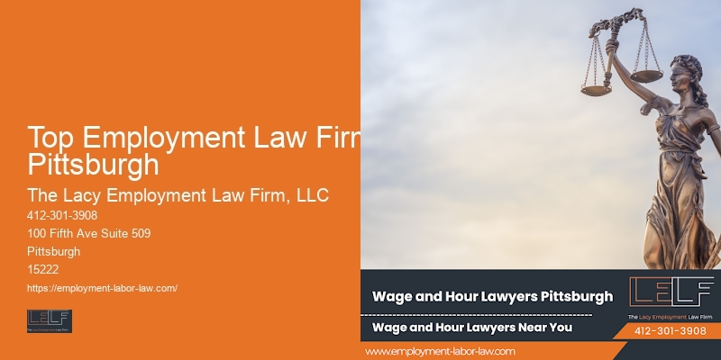 Top Employment Law Firm Pittsburgh employee rights legal support