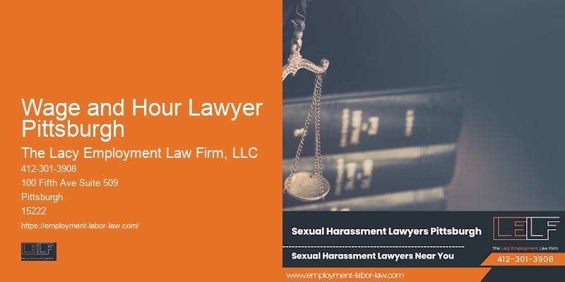 Employment law expert Wage and Hour Lawyer Pittsburgh