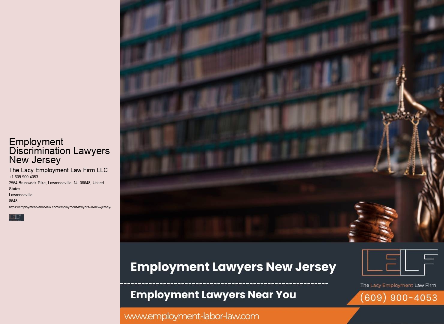 NJ Employment Lawyer Consultation Cost