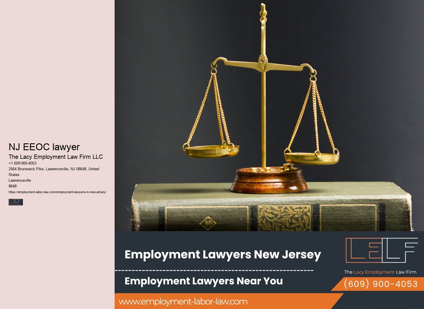 NJ wrongful termination attorney