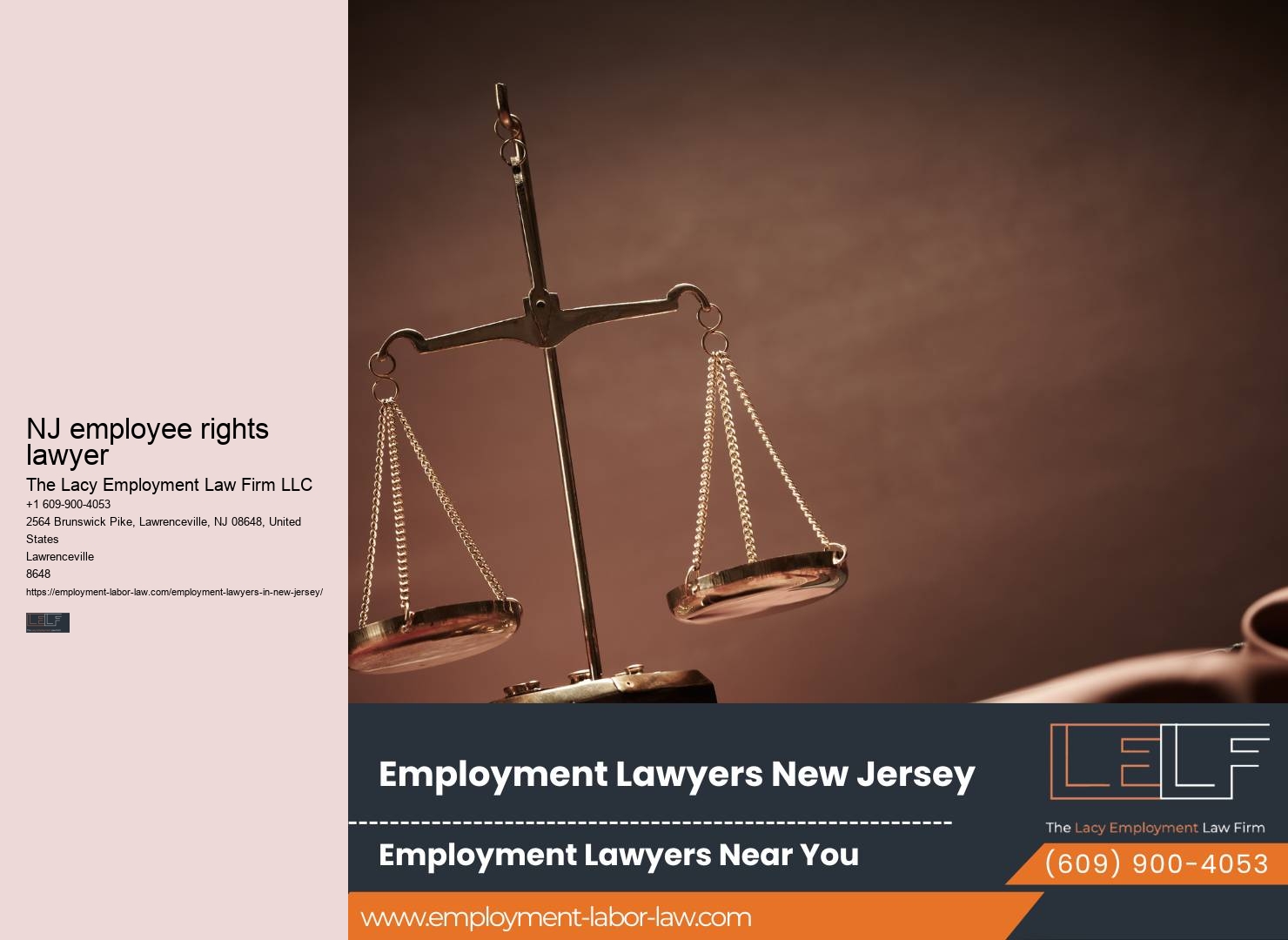 Legal representation for NJ employers
