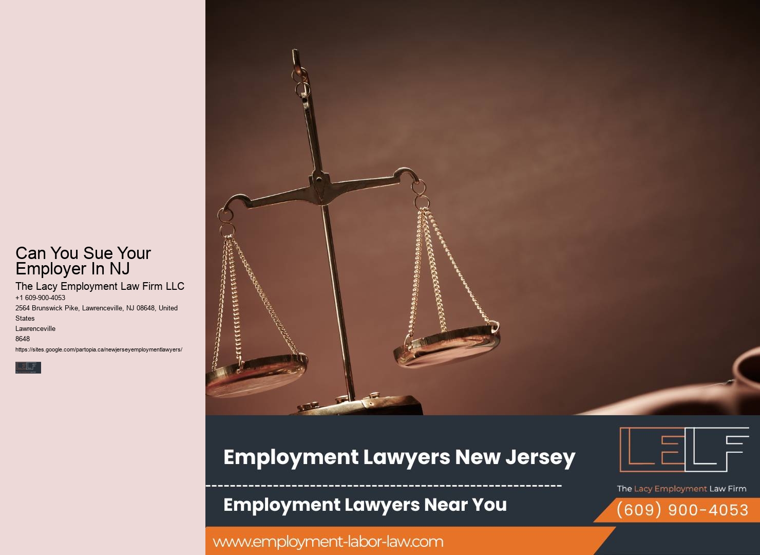 Employment contract law attorney NJ