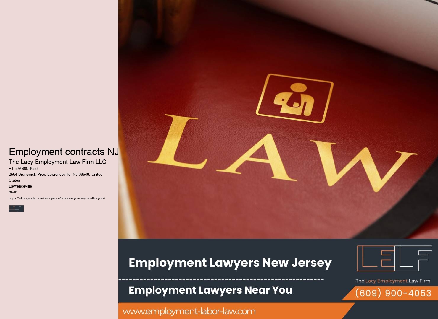 NJ Employment Law Consultation Expenses
