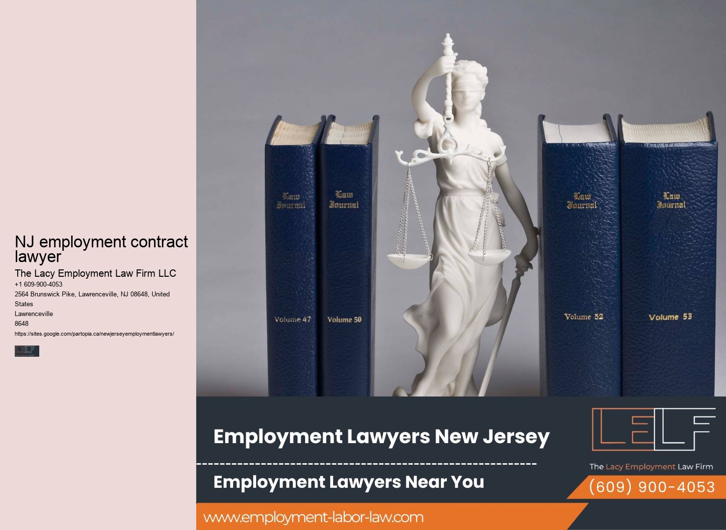 Employment law advocacy in NJ