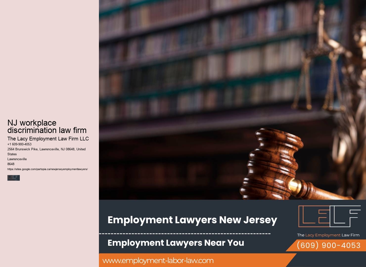 Employment law education sessions NJ
