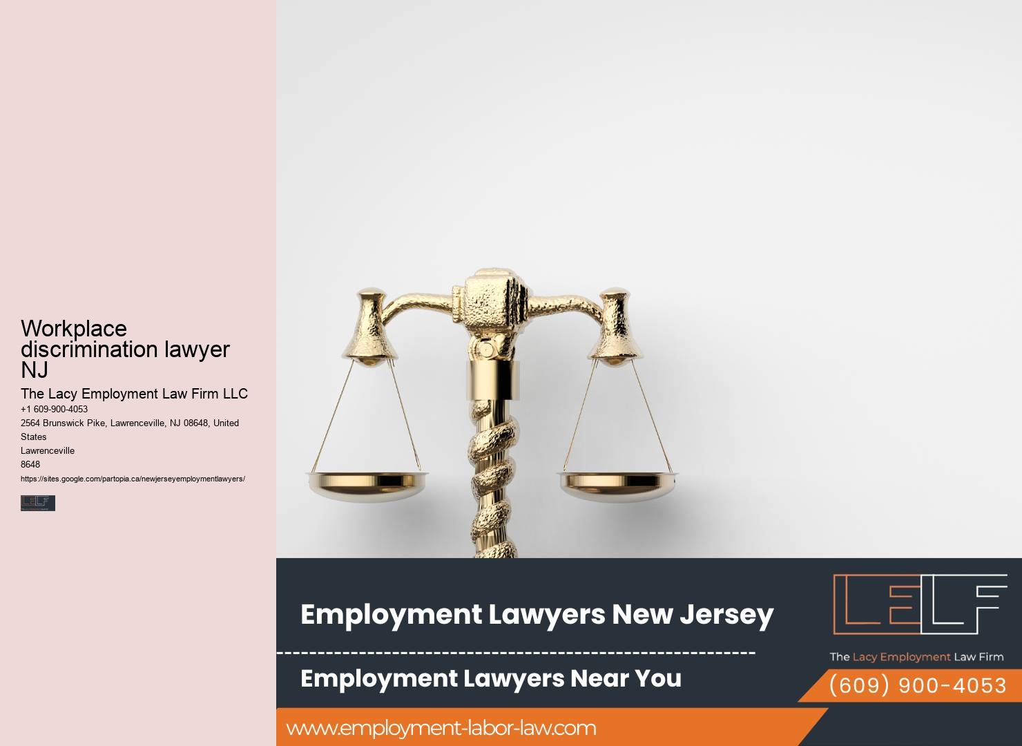 Workplace discrimination lawyer NJ