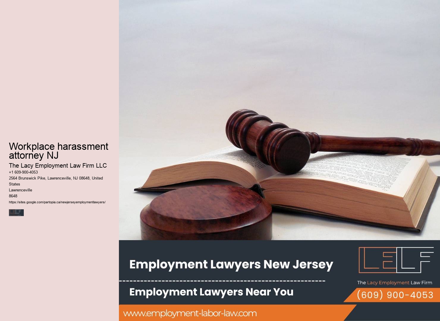 NJ Employment Law Consultation Rates