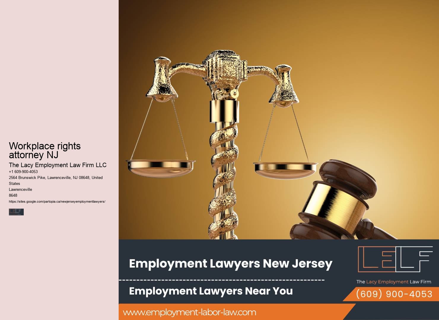 Employment Law Attorney NJ Consultation Rate