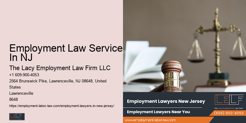 Employment Law Services In NJ Employment Law Litigation