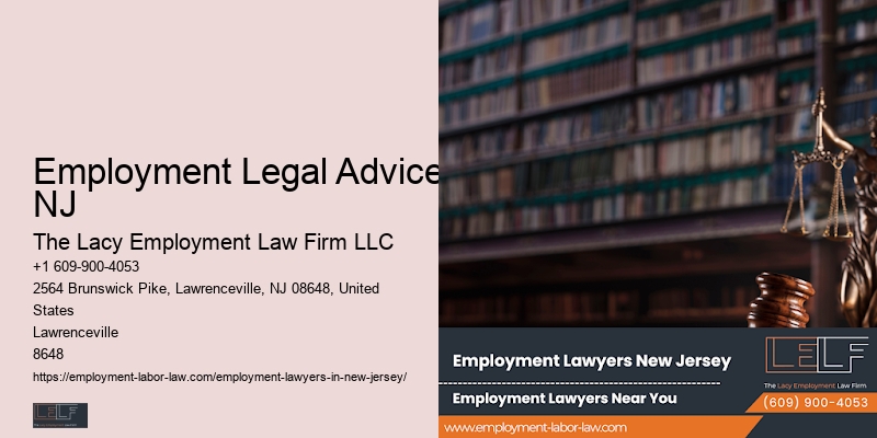 Employment Legal Advice NJ Employment Law Consultation