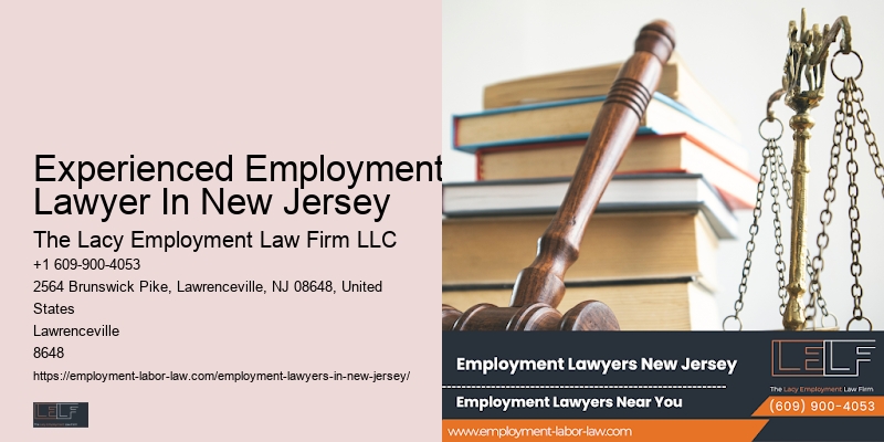 Experienced Employment Lawyer In New Jersey Workplace Legal Services