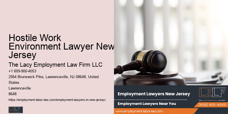 NJ Employment Lawyer Consultation