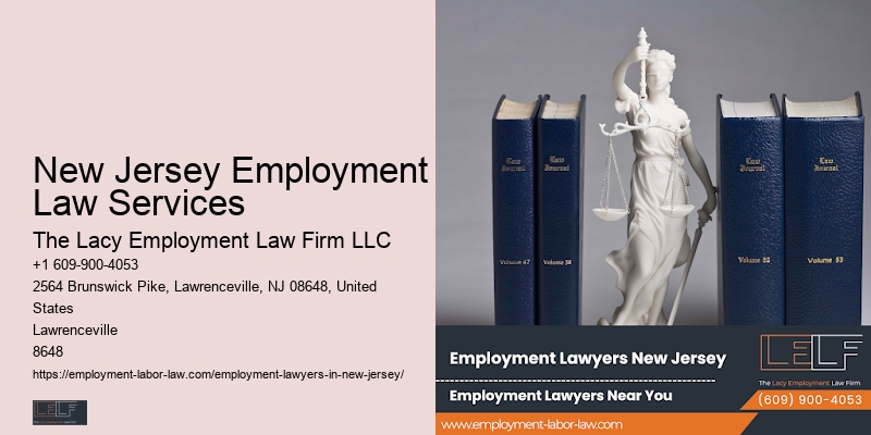 New Jersey Employment Law Services Job Dispute Attorney