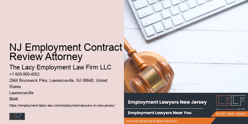 NJ Employment Contract Review Attorney Employment Advocacy Lawyer