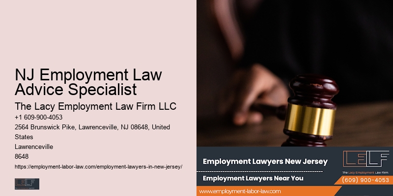 Employment Legal Counsel NJ Employment Law Advice Specialist