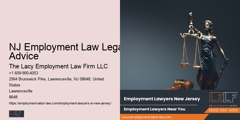 NJ Employment Law Legal Advice Employer Defense Lawyer