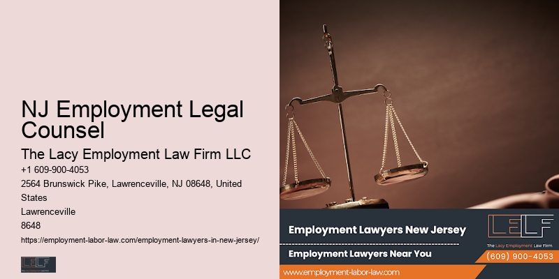 NJ Employment Legal Counsel Wage And Hour Dispute Attorney