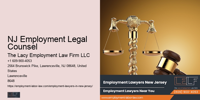 NJ Employment Legal Counsel Workplace Safety Legal Advice