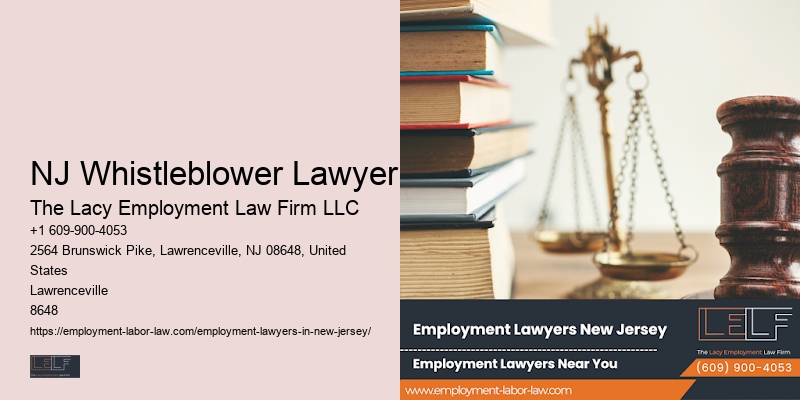 Employment Law Firm NJ Whistleblower Lawyer
