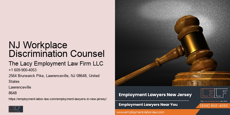 NJ Workplace Discrimination Counsel Employment Litigation Expert