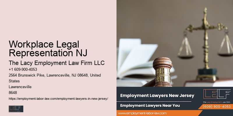 Workplace Legal Representation NJ Employment Dispute Lawyer