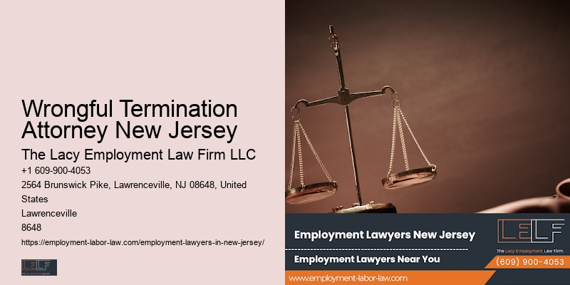 NJ Wrongful Discharge Lawyer