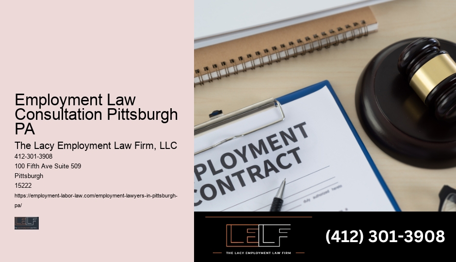 Pittsburgh Employment Lawyer Services Fees