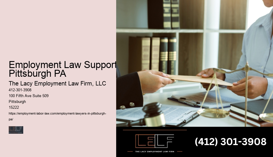 Employment law counseling Pittsburgh