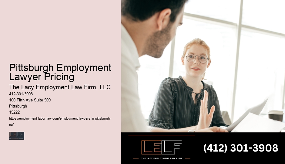 Pittsburgh Employment Law Representation Charges