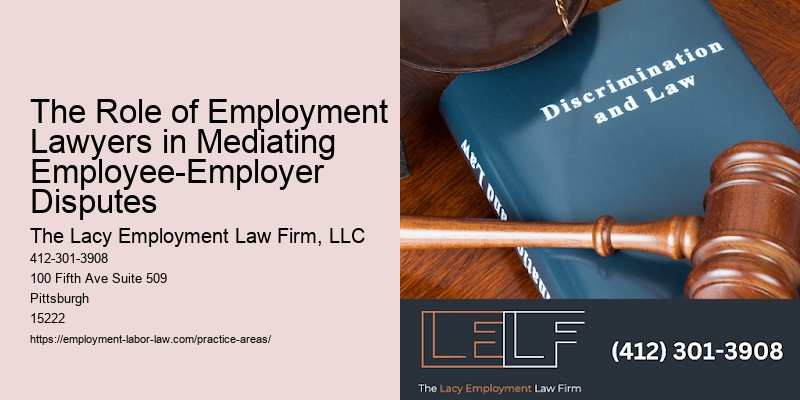 The Role of Employment Lawyers in Mediating Employee-Employer Disputes