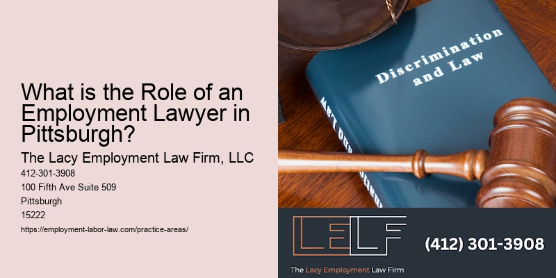 What is the Role of an Employment Lawyer in Pittsburgh?