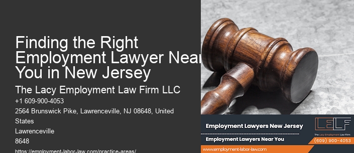 Finding the Right Employment Lawyer Near You in New Jersey
