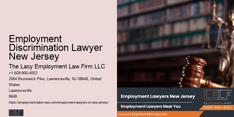 Employment Discrimination Lawyer New Jersey Employment Rights Legal Services