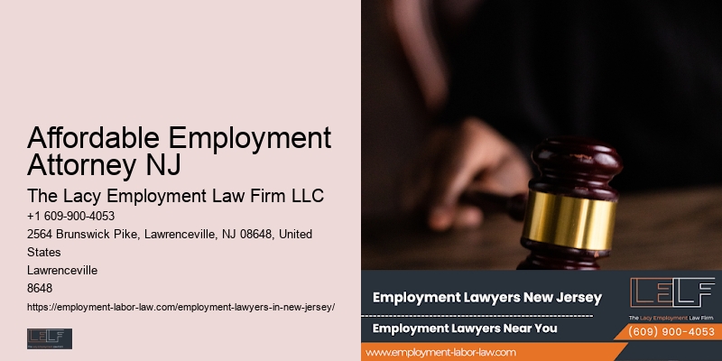 Affordable Employment Attorney NJ Job Retaliation Attorney