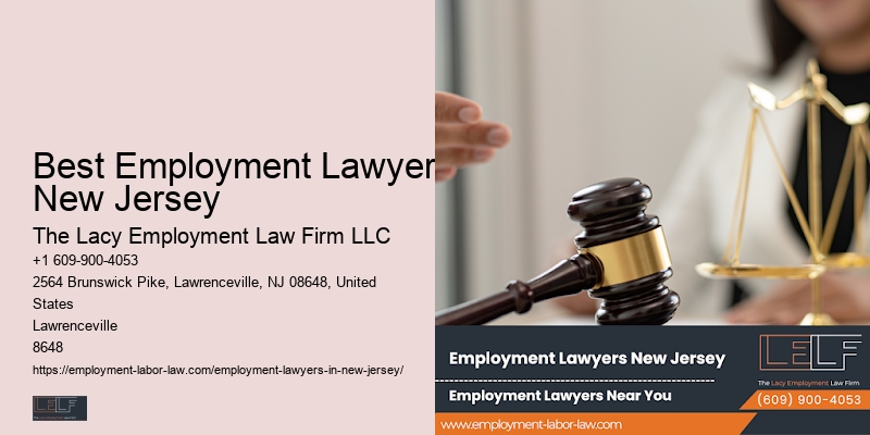 Legal Representation For Employees Best Employment Lawyer New Jersey