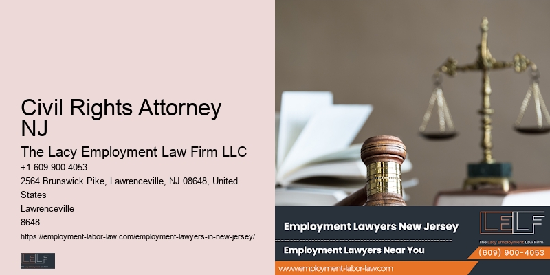 Civil Rights Attorney NJ Employee Contract Specialist